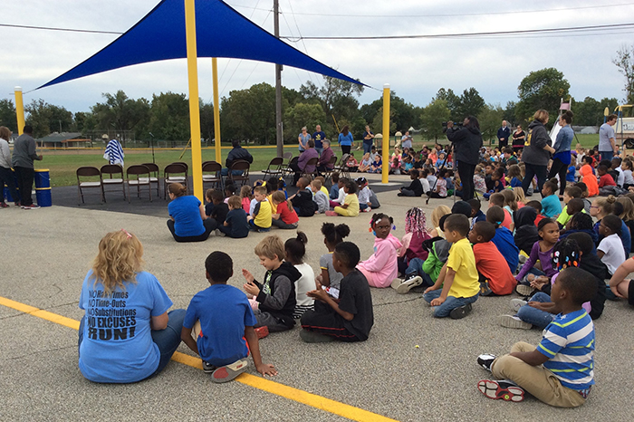 shade structure recipients