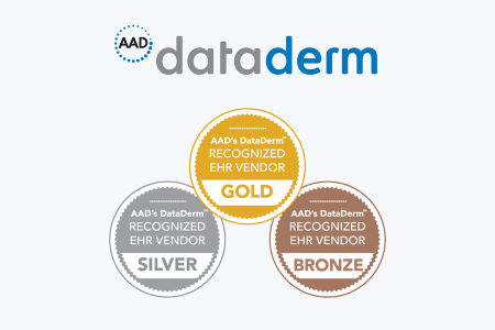 Card illustration for Dataderm recognized EHRs