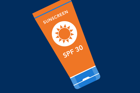 Sunscreen tube icon