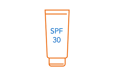 Sunscreen tube icon